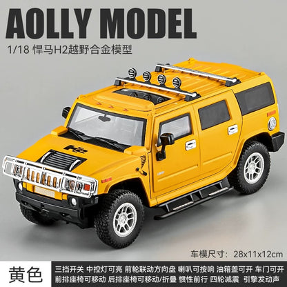 1/18 Hummer H2 SUV Diecast Model