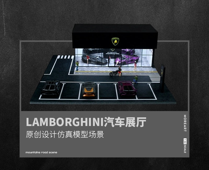 Lamborghini Car Showroom 1/64 Diorama by MoreArt