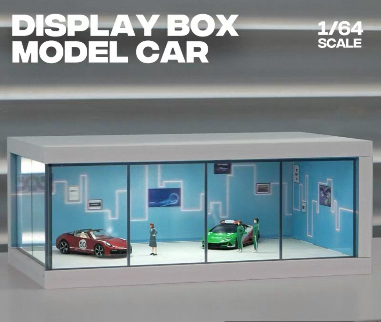 Modern Car Garage 1/64 Diorama