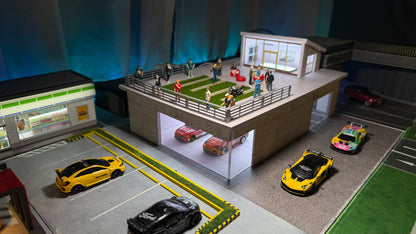 Rooftop Garage 1/64 Diorama