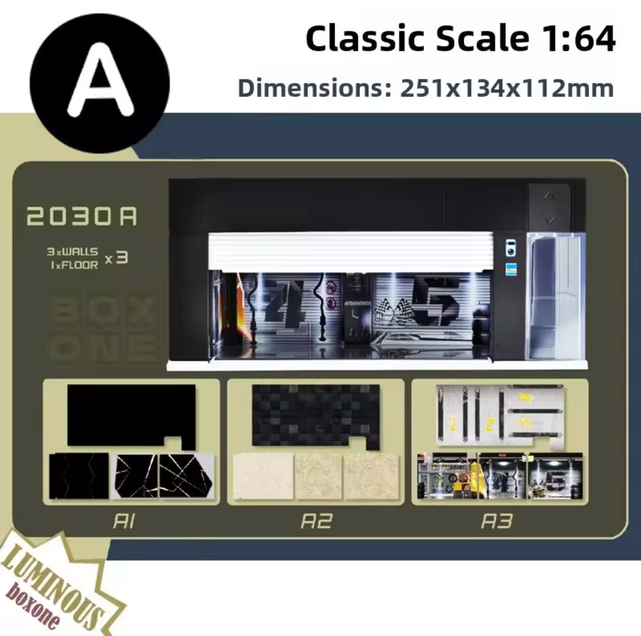 Automated Car Garage 1/64 Diorama