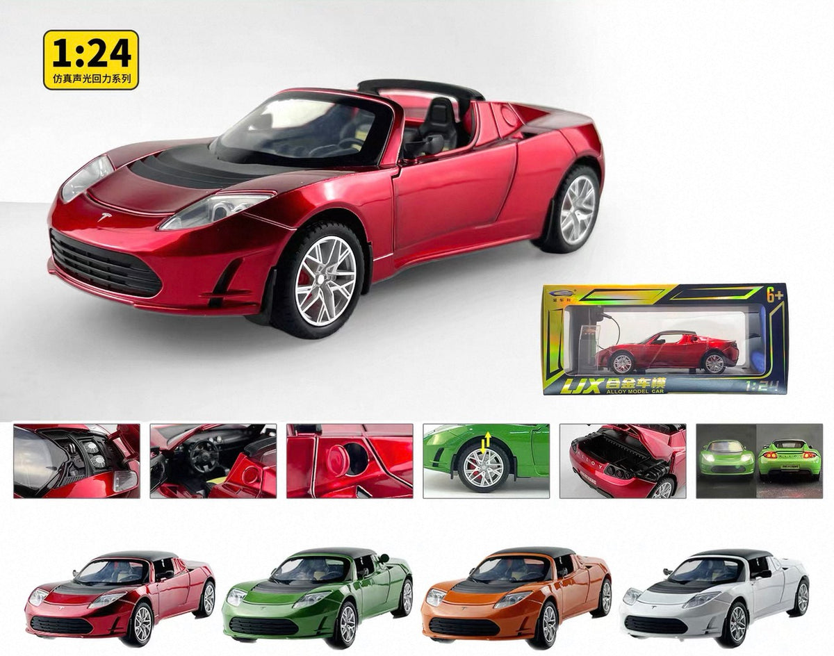 1:24 Tesla Roadster 2 Diecast Model