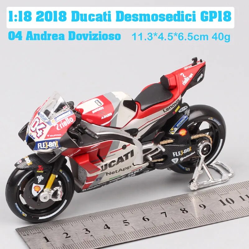 Maisto 1:18 Scale Ducati Motorcycle Model