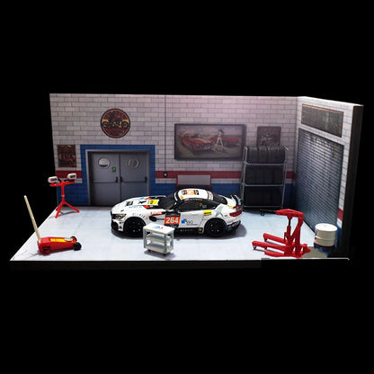 1/64 1/24 garage factory maintenance warehouse Diorama