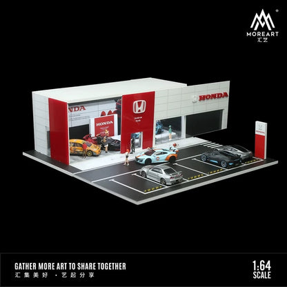 Honda Car Showroom 1/64 Diorama with Lights