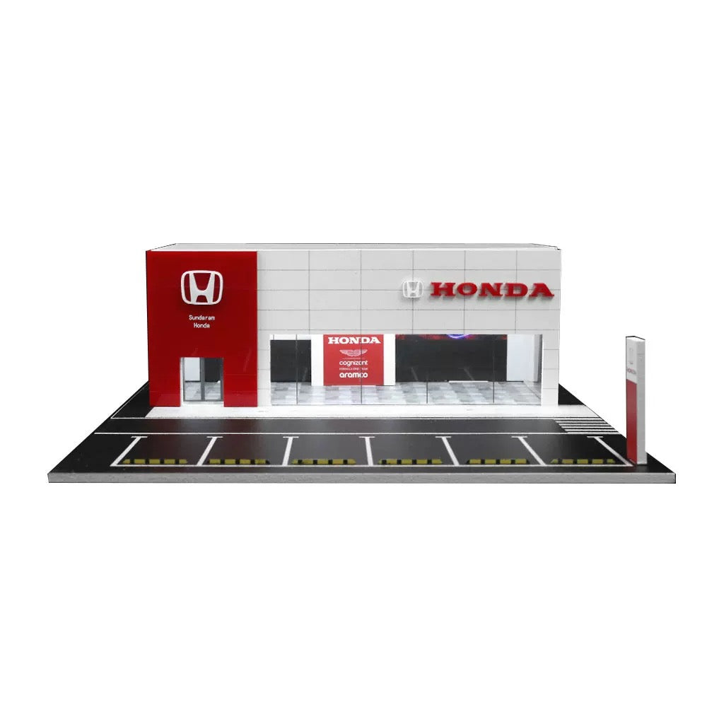 Honda Car Showroom 1/64 Diorama with Lights