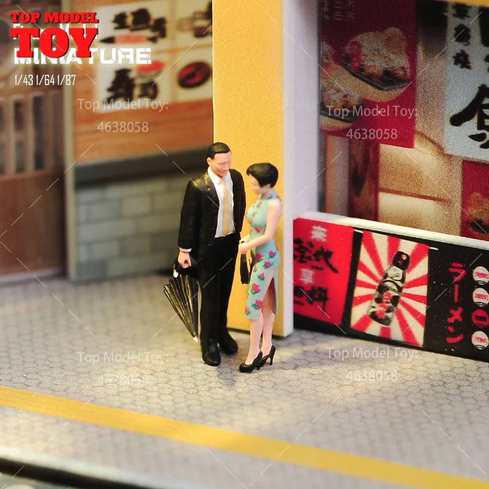 Painted Miniatures 1/64 1/43 1/87 Maggie Cheung Liang Chaowei Male Female Scene Figure