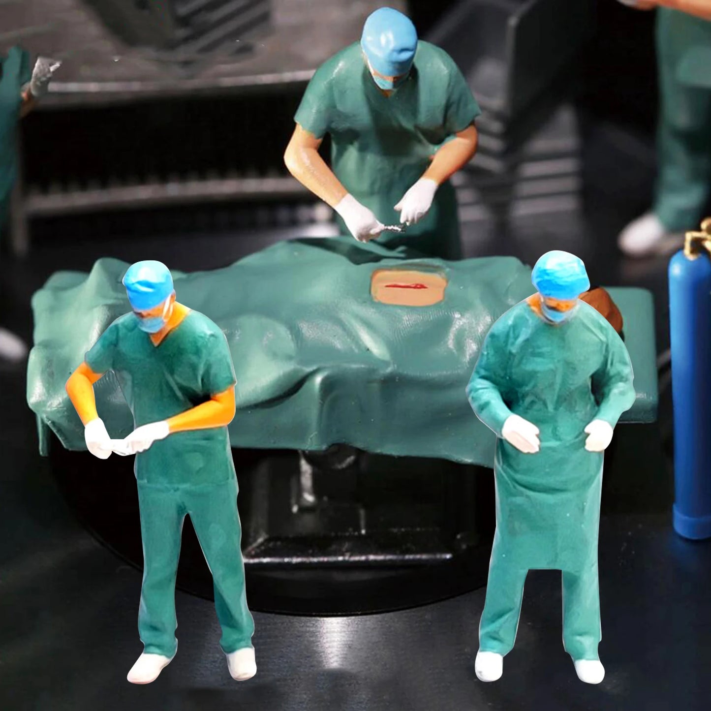 Mini 1:64 Figures Model Realistic Surgeon Figurine