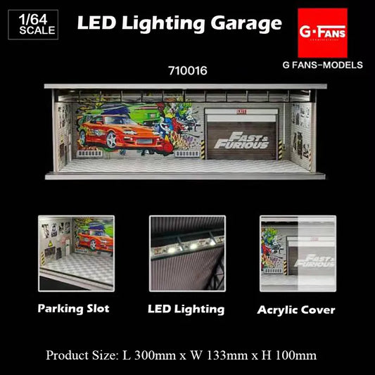 G-Fans 1:64 Assemble Diorama LED Lighting Garage