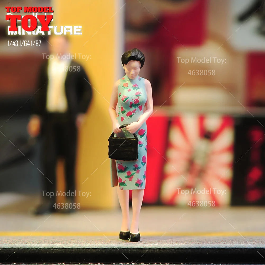 Painted Miniatures 1/64 1/43 1/87 Maggie Cheung Liang Chaowei Male Female Scene Figure