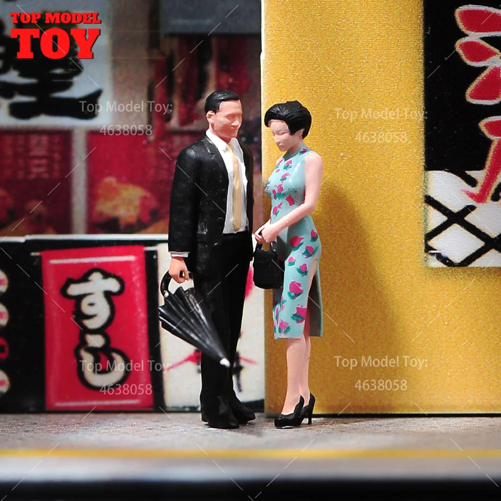 Painted Miniatures 1/64 1/43 1/87 Maggie Cheung Liang Chaowei Male Female Scene Figure