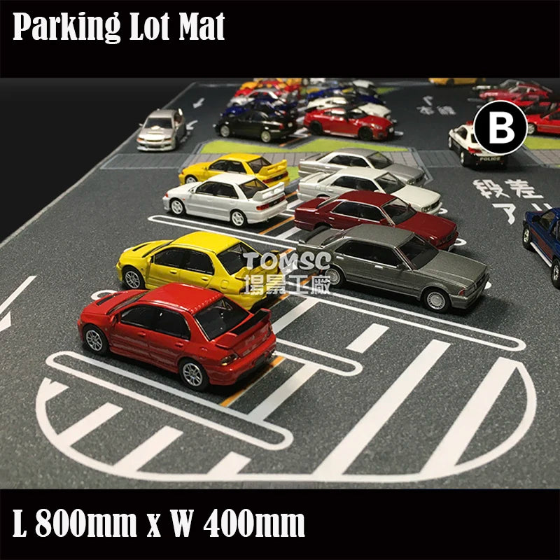 Table Mat 1:64 Model Car Parking Lot Display Station Diorama Mouse Pad Material