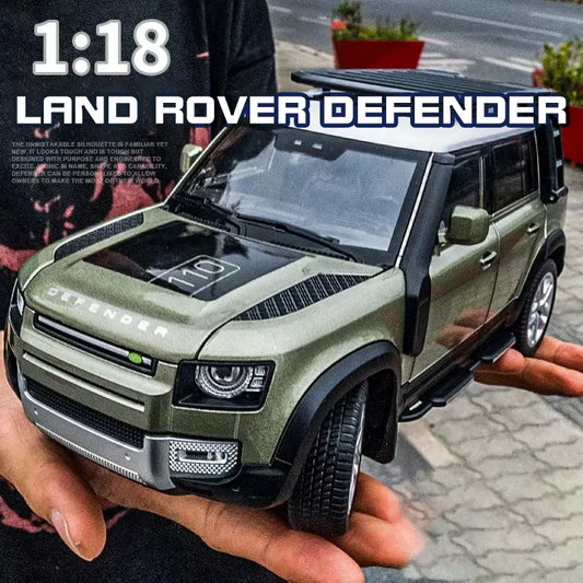 Large 1:18 Land Rover Defender SUV Off-road Diecast Model