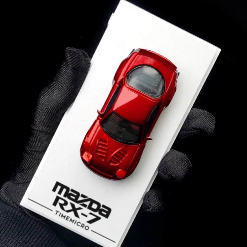 TimeMicro 1:64 Mazda RX-7 Rocket Rabbit Sports Diecast Car