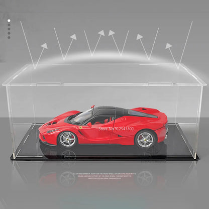 1/18 1/24 1/32 Transparent Acrylic Car Model Display Box Dust Cover Blind Box Dust-proof Diorama