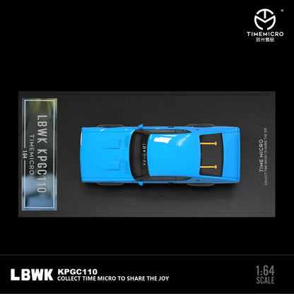 TM In Stock 1:64 LBWK Skyline KPGC10 Diecast Car Model