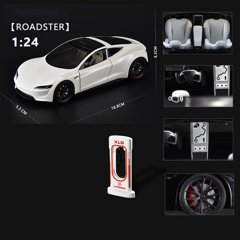 Diecast tesla roadster sales