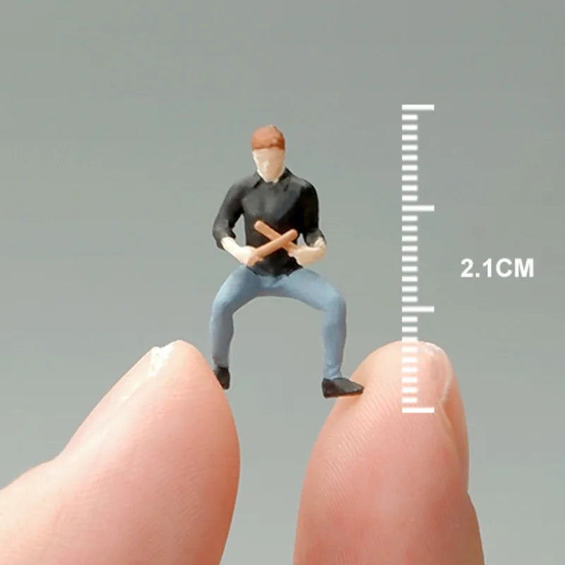 1/64 Band Drum Resin Figure Miniature Model