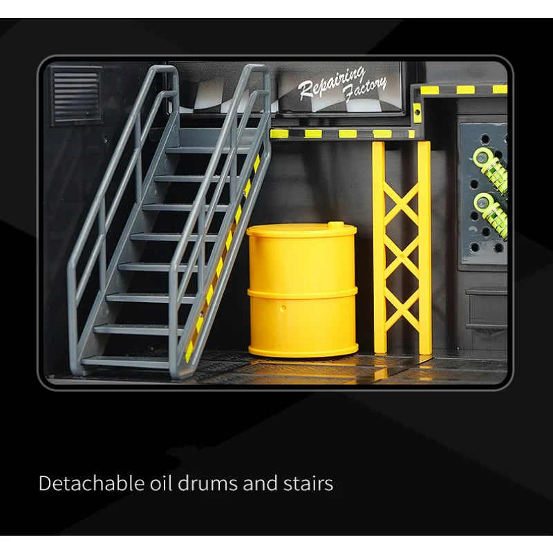 1:24 Scale Diorama Model Car Garage Model – EVOSparks Diecast