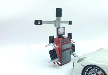 1/18 1/24 Handmade Simulation Four-Wheel Locator Car Model Garage Scene Diorama