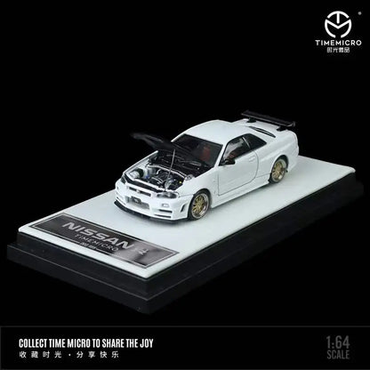 Time Micro 1:64 Gtr-R34 Carbon Cover Open Edition Limited Edition Time Micro 1:64 Gtr-R34 Carbon Cover Open Edition Limited Edition