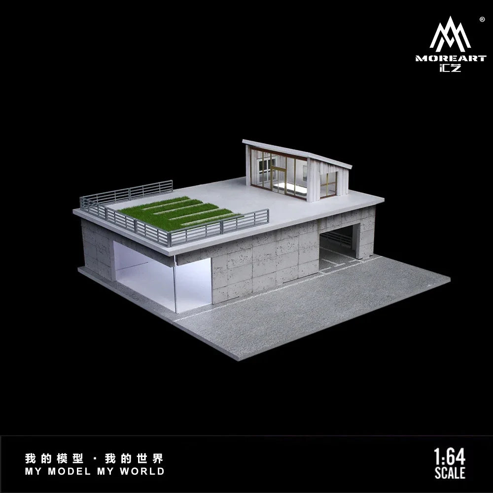 More Art 1:64 Sunlight Room Diorama, Light Version Diorama for Display&Collection&Gift