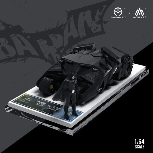Time Micro 1:64 Bat Mobile With Figure Alloy Diorama Car Model