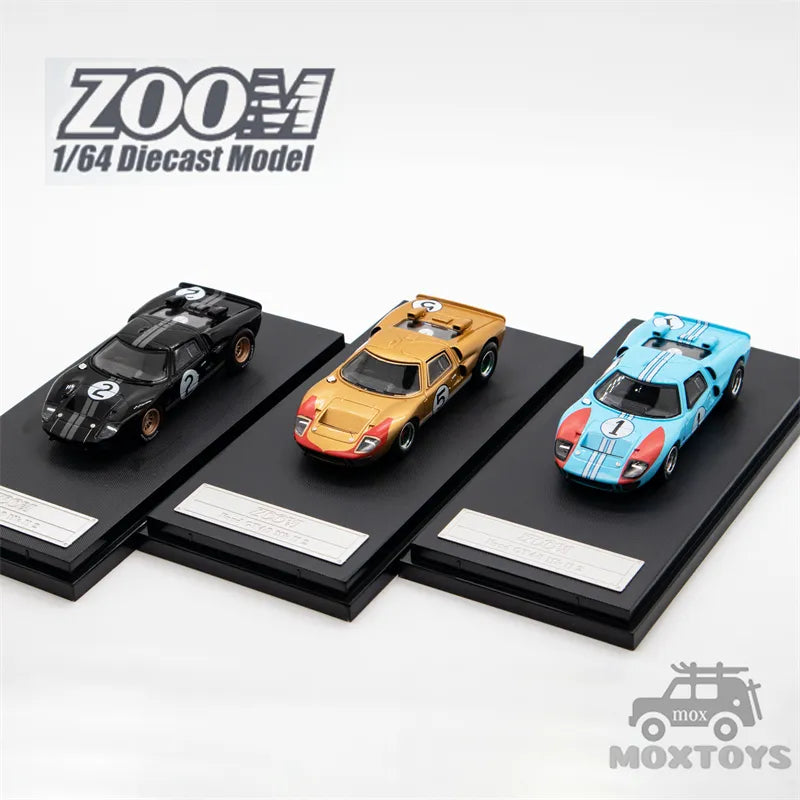 ZOOM 1:64 Ford GT40 MKII 1966 Le Mans 24Hours Diecast Model Car
