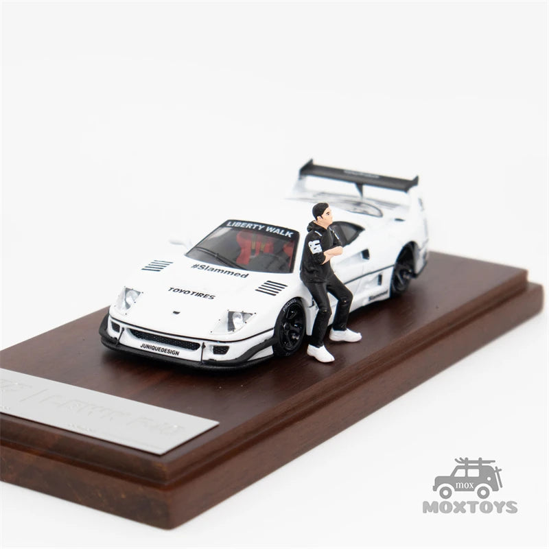 TPC 1:64 LBWK F40 white ordinary / Luxury Diecast Model Cars