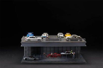 You Car 1:64 Led Lights Diorama Tunnel Scene Model No2