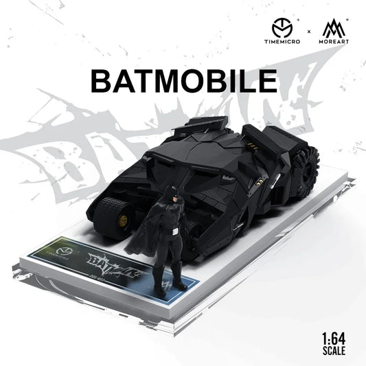 MoreArt+TimeMicro 1:64 Batmobile Batman suit simulation full resin model (not diecast)