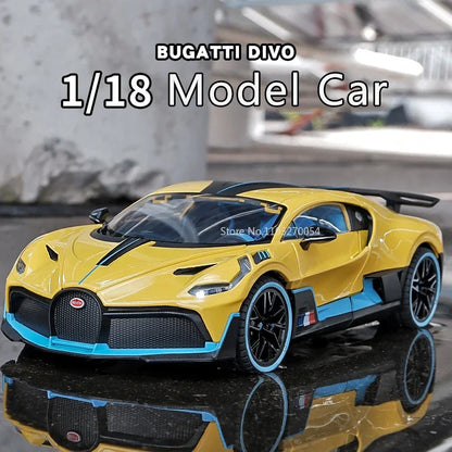 1/18 Bugatti Divo Sports Diecast Car Model