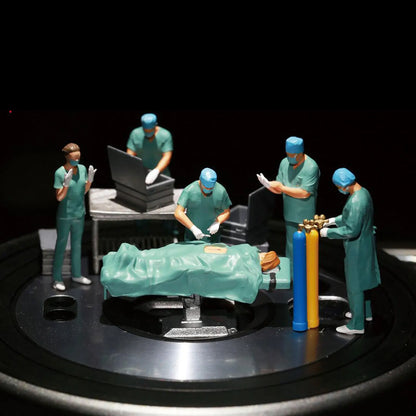 Mini 1:64 Figures Model Realistic Surgeon Figurine