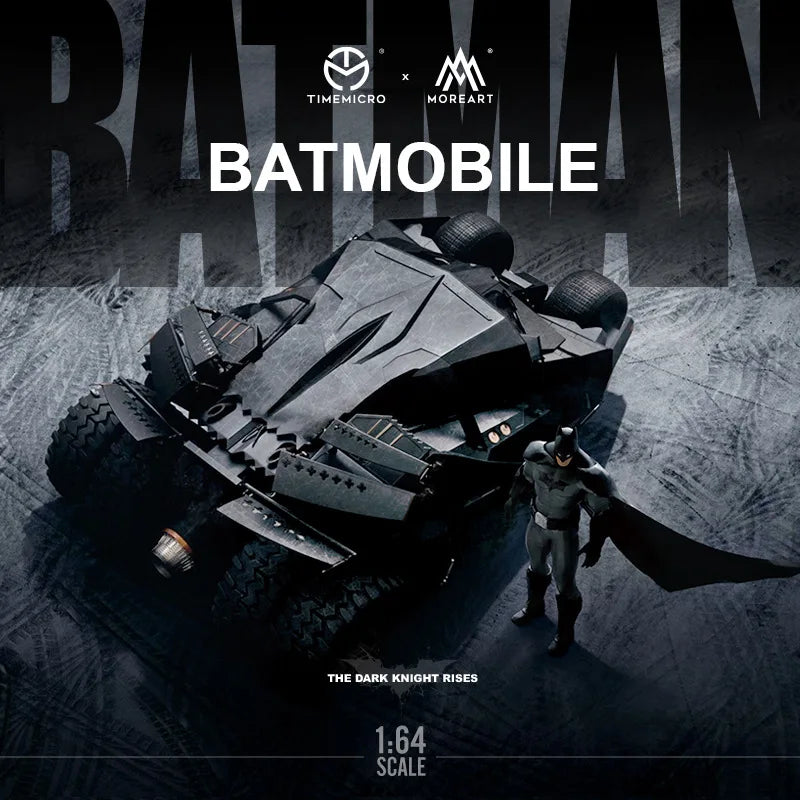MoreArt+TimeMicro 1:64 Batmobile Batman suit simulation full resin model (not diecast)