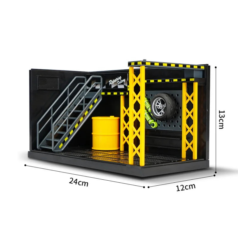 1:24 Scale Diorama Model Car Garage Model – EVOSparks Diecast