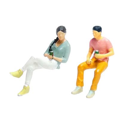 1:64 Drinking Figures Amazingly Detailed Resin Figures