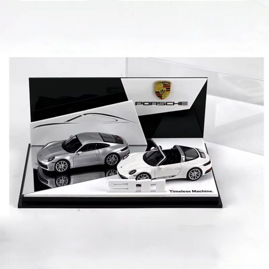 1/64 Sedan Acrylic Scene Storage Box Toy Car Display Shelf Diorama