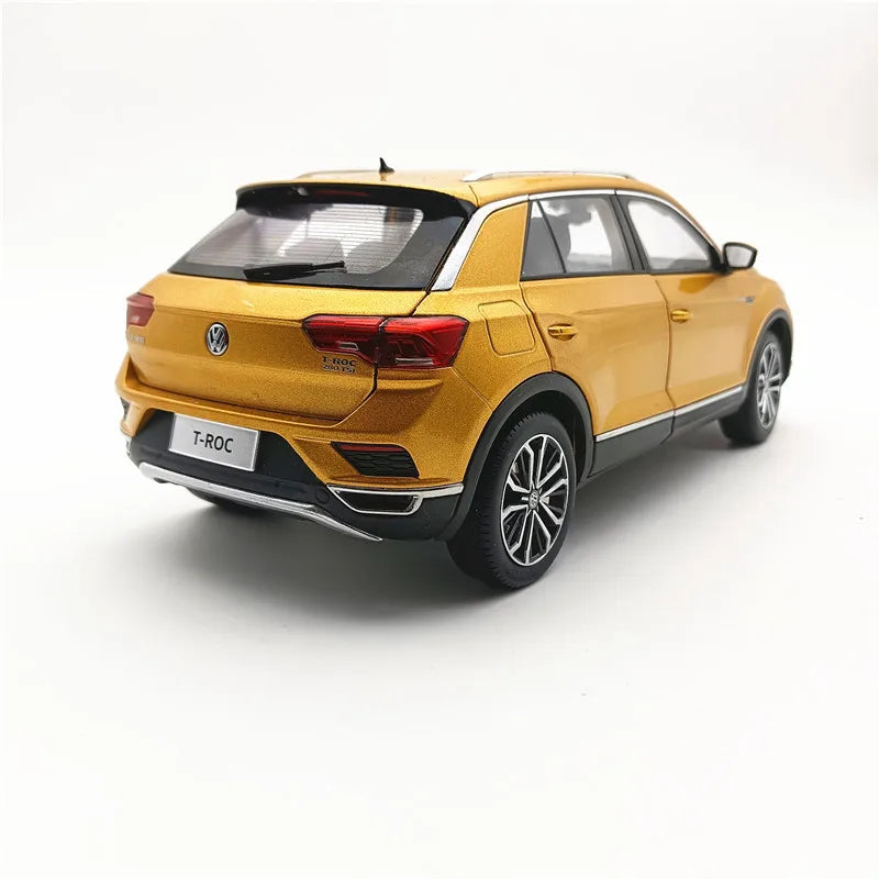 Diecast 1:18 Scale FAW-Volkswagen T-ROC 2018 Alloy Suv Urban Off-road Vehicle Diecast Model