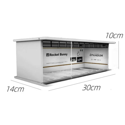 TimeMicro&MoreArt 1:64 car theme painting light version assembly Diorama