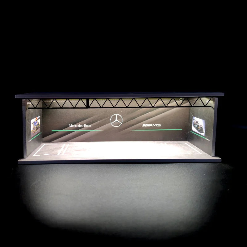 1/64 Scale Diorama Car Garage LED Diorama